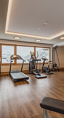 Fitnessraum im Wellnesshotel Kitzspitz